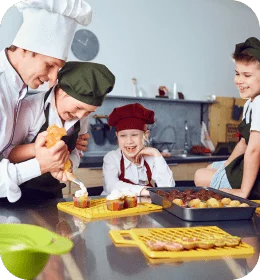 Atelier cuisine pour enfants - Activité éducative et ludique Kids Trip Swiss